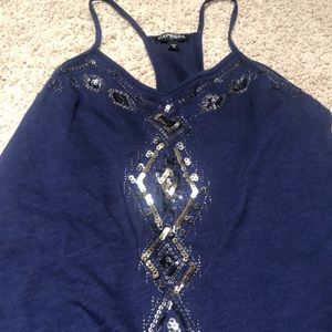 Express Sequined Tank Top